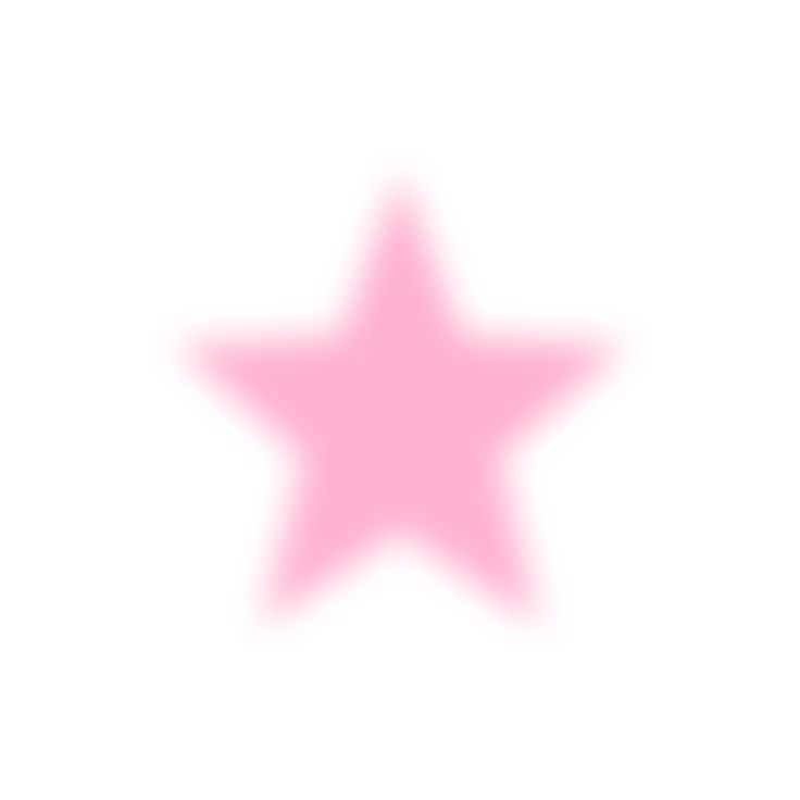 a pink star on a white background