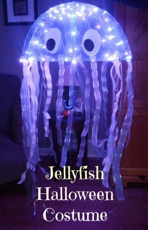 jellyfish halloween costume with lights on it