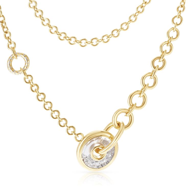 The Roda lariat necklace in 18-karat gold features bold solid gold links and a carabiner clasp that allows the piece to be worn as a lariat or as a chain by being clasped at the center of the Roda Kaleidoscope Shaker™ filled with loose diamonds, or at the diamond pave loop.To preserve this piece, consult the care instruction. DescriptionNecklace with 4.10ct of diamonds set in and enclosed in a white sapphire Kaleidoscope Shaker™ in 18k gold. Materials & Measurements• 4.10ct of Diamonds• 18 Karat New York City Style, Pave Necklace, Engraved Items, City Style, Lariat Necklace, October Birth Stone, White Sapphire, Gold Details, 18k Rose Gold