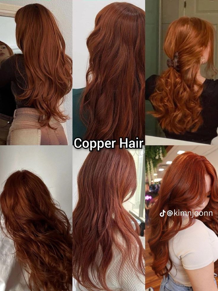 Ginger Hair Trend, Cherry Red Ginger Hair, Red Hair Color Names, Red Hair For Medium Skin Tone, Wanda Maximoff Hair Color, Copper Hair No Bleach, Copper Calico Hair, Red Hair Neutral Skin Tone, Copper Hair Tones