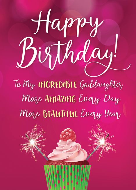 Goddaughter More Incredible, Beautiful & Amazing Every Year card Happy Birthday Aunt From Niece, Birthday Goddaughter, Birthday Aunt, Happy Birthday Aunt, 50th Birthday Quotes, Happy Birthday Black, Aunt Birthday, Creative Birthday Cards, Nana Birthday