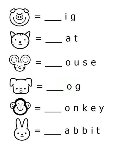 an animal alphabet worksheet for kids