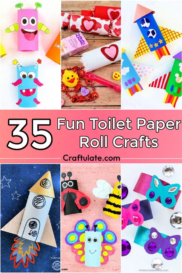 25 fun toilet paper roll crafts for kids