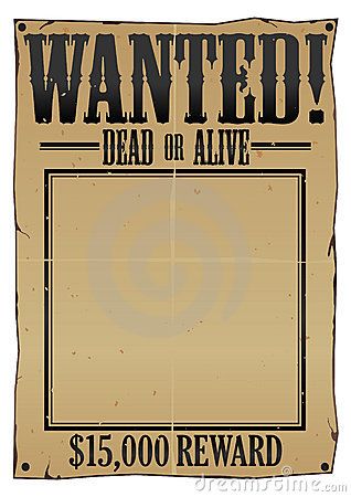 an old wanted dead or alive poster