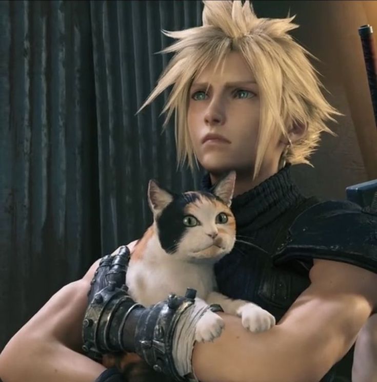 #cat #cloud #finalfantasy7 #finalfantasy7remake Final Fantasy, A Man