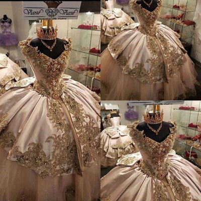 Rose Gold Quinceanera, Corset Ball Gowns, Quince Stuff, Quinceanera Themes Dresses, Beaded Corset, Quincenera Dresses, Pink Quince, Quinceanera Dresses Gold, Quinceañera Dresses