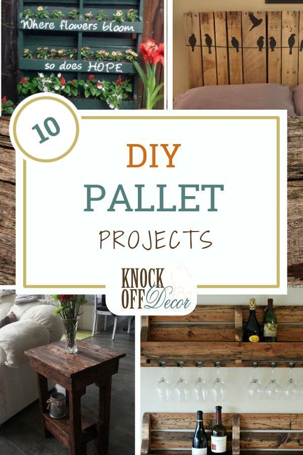 diy pallet projects that are easy to make and great for home decorating