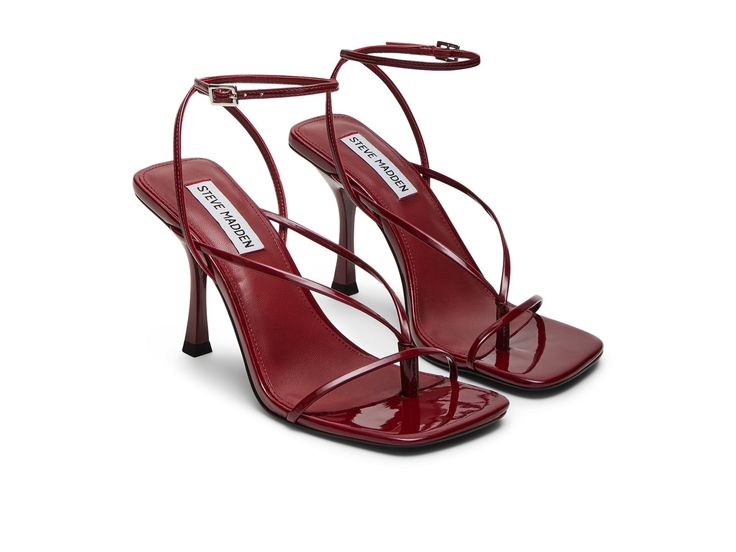 PRICES MAY VARY. Steve Madden Women's 2 Inch Heels Steve Madden, Shoes To Go With Burgundy Bridesmaid Dress, Maroon Dress Sandals, Red Bottom Heels Sandals, Red Heels Lulus, Red Shoes For Dresses, Red Heels Gold Dress, Wine Dress Black Heels, Red Dress Shoes For Women