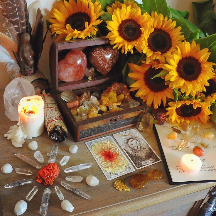 A full view of my sacred meditation altar at this moment #manipura… Bookshelf Altar, Lughnasadh Altar, Witches Crystals, Altar Setup, Cleansing Sage, Witchcraft Tarot, Sacred Space Altar, Vibrate Higher, Meditation Altar