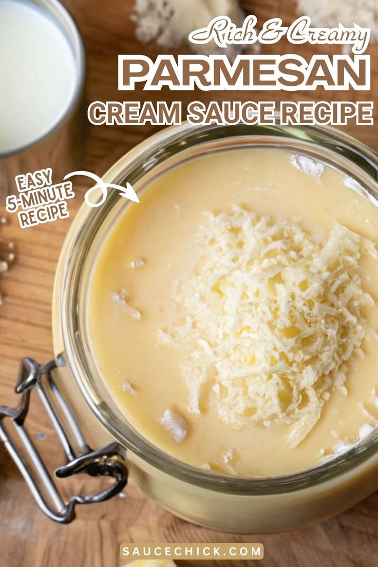 Parmesan Cream Sauce Recipe Cream Sauce With Evaporated Milk, Cream Sauce For Pasta With Milk, Parmesan Cream Sauce Pasta, Cream Sauce For Fish, Parmesan Cream Sauce Recipe, Pasta Cream Sauce, Sauce For Scallops, Cream Sauce For Pasta, Continental Recipes