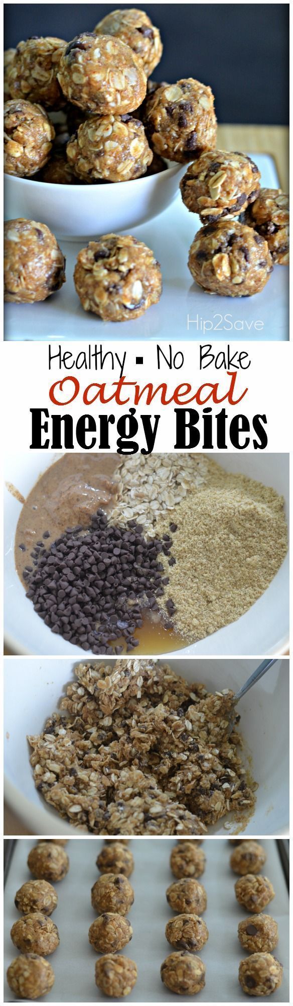 healthy no bake oatmeal energy bites recipe