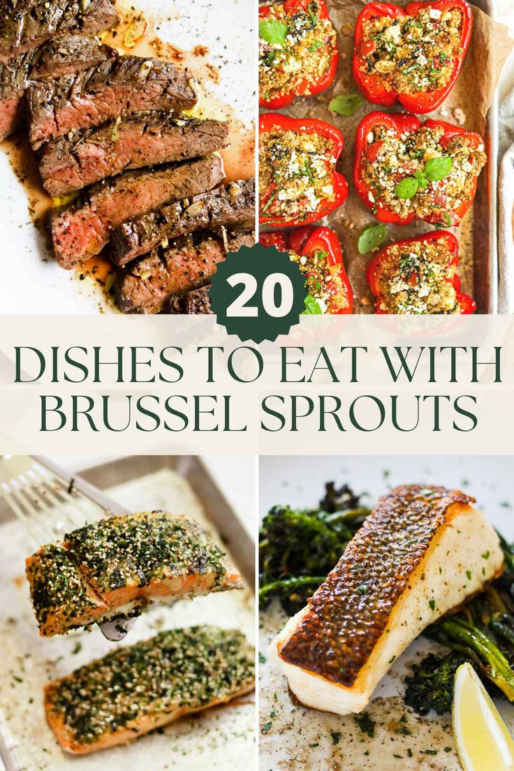 20 dishes to eat with brussel sprouts and other side dishes for dinner