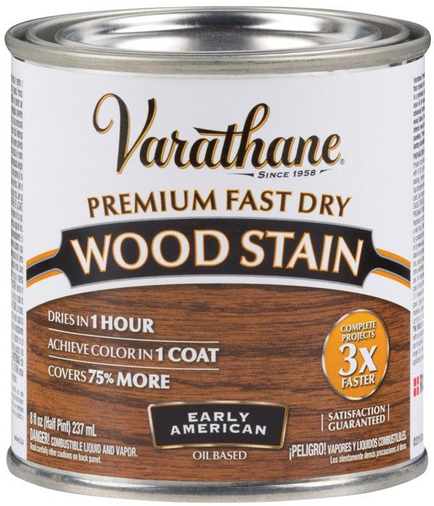 buy interior stains & finishes at cheap rate in bulk. wholesale & retail painting equipments store. home décor ideas, maintenance, repair replacement parts Early American Wood Stain, Diy King Bed, Interior Wood Stain, Wood Conditioner, Cabinets Doors, Trim Board, Shanty 2 Chic, Diy Nightstand, Hardwood Plywood