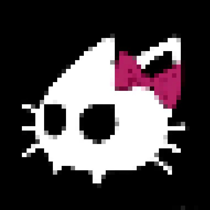 an image of a hello kitty pixel art