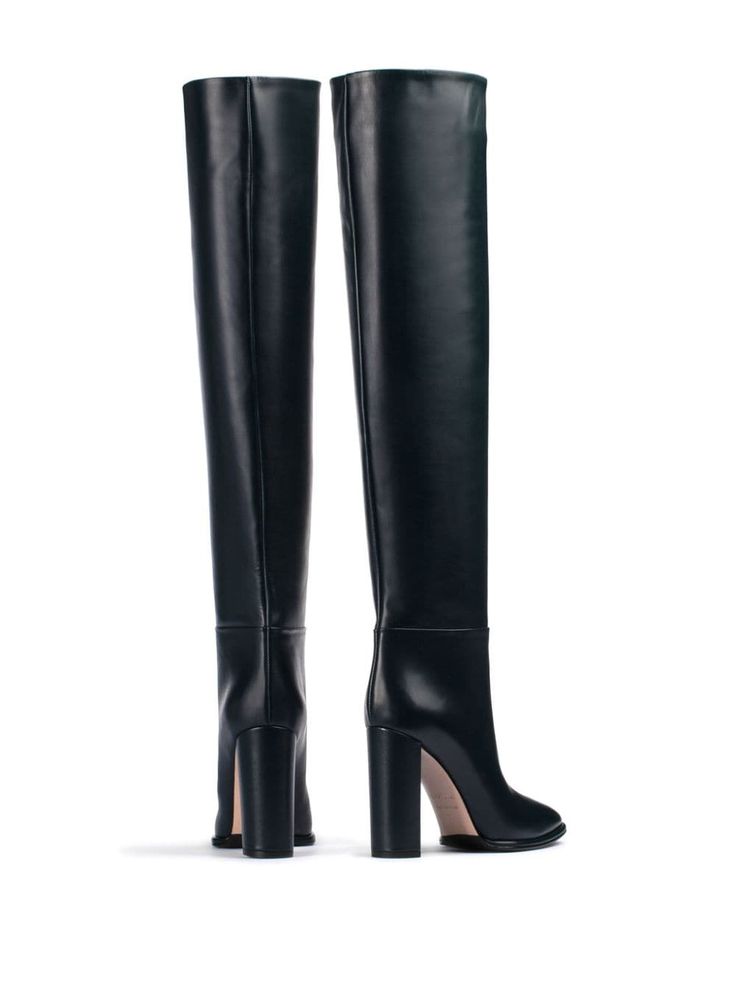 Find LE SILLA 90mm Elsa Boots on Editorialist. black calf leather almond toe branded leather insole high heel above-knee length Le Silla Boots, Luxury Calf Leather Knee-high High Heel Boots, Designer Black Calf Leather Knee-high Boots, Black Calf Leather Knee-high Boots With Sculpted Heel, Luxury Black Knee-high Boots With Sculpted Heel, Above Knee, Top Brands, Black Boots, Calf Leather