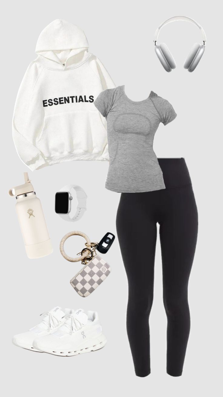 Simple Outfits For School, Oufits Casual, Fitness Wear Outfits, Casual Preppy Outfits, Trendy Outfits For Teens, Cute Lazy Day Outfits, Cute Lazy Outfits, Casual School Outfits, Lazy Outfits