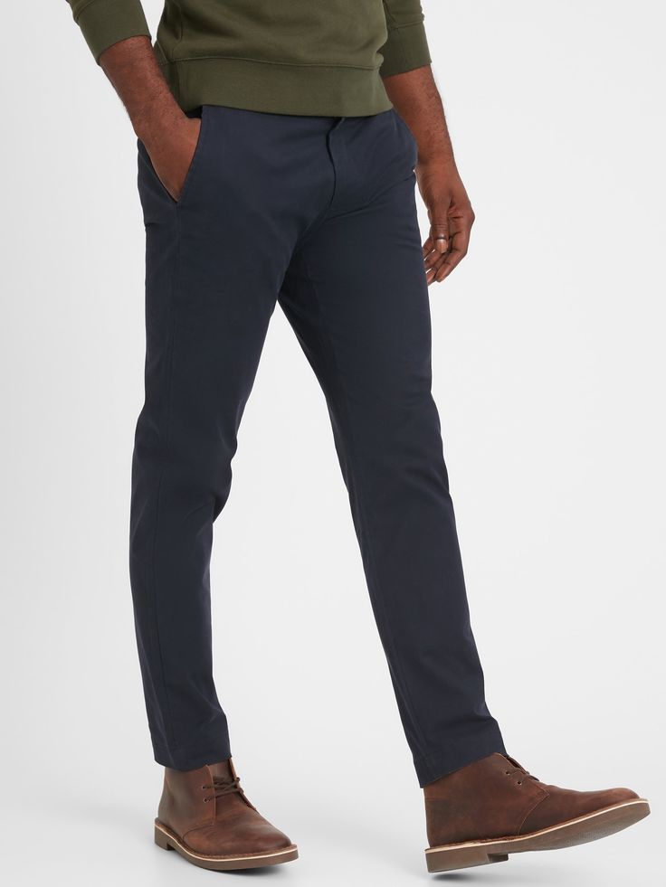 Mason Athletic-Fit Stretch Chino | Banana Republic Factory Stretch Chinos, Banana Republic Factory, Summer Outfits Men, Athletic Fits, Slim Legs, Mens Denim, Sweater Shop, Banana Republic, Summer Outfits