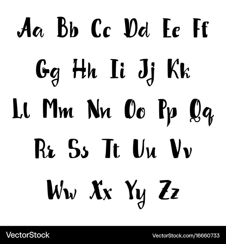 an old english alphabet with letters and numbers