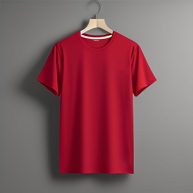 Red Blank, Plain Tee Shirts, Plain Red, Photo To Cartoon, Cool Outfits For Men, Shirt Png, Design Photo, Tshirt Mockup, Red Shirt