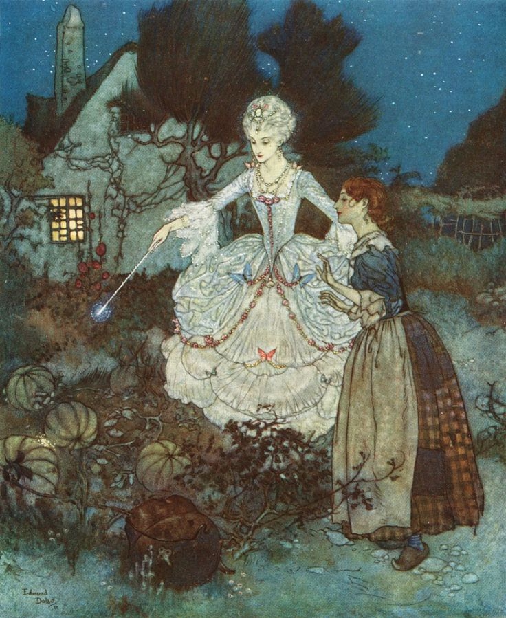 an image of a woman and child in the woods at night with stars above them