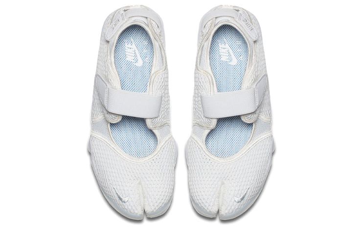 Nike Wmns Air Rift Breathe 'Triple White' 848386-100 | KICKSCREW Nike Air Rift, Nike Zoom Air, Sneaker For Women, Funky Shoes, Shoe Inspo, Round Toe Heels, Crazy Shoes, Pretty Shoes, Cute Fits