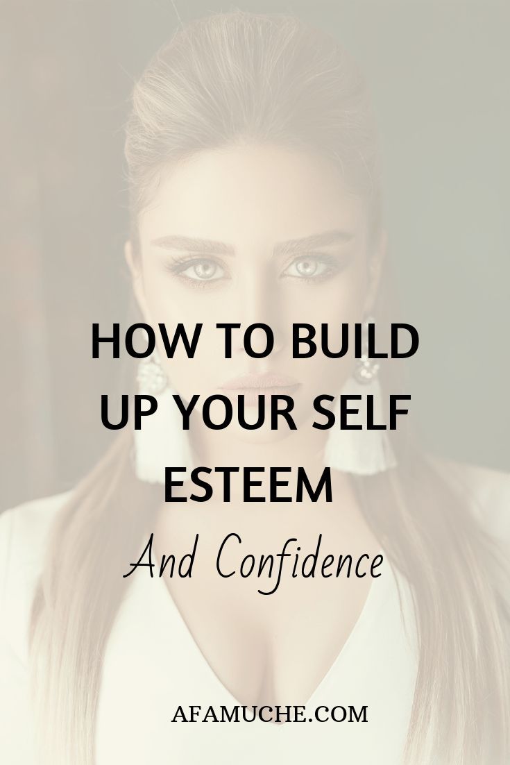 the words how to build up your self system and confidence are shown in front of a woman's face