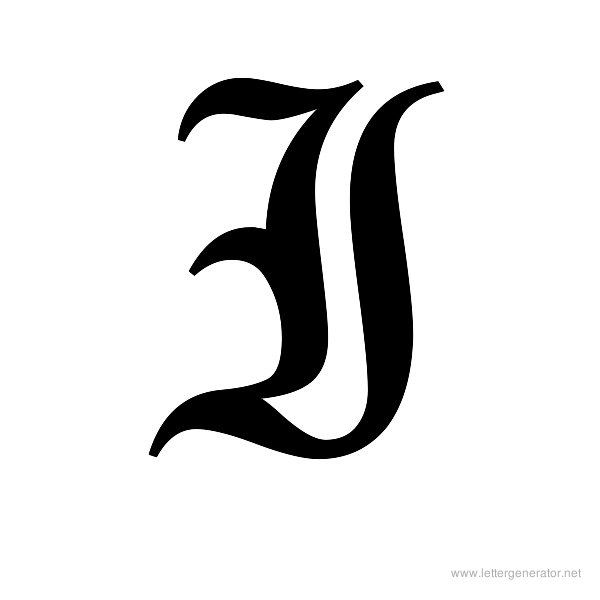 the letter j in black on a white background