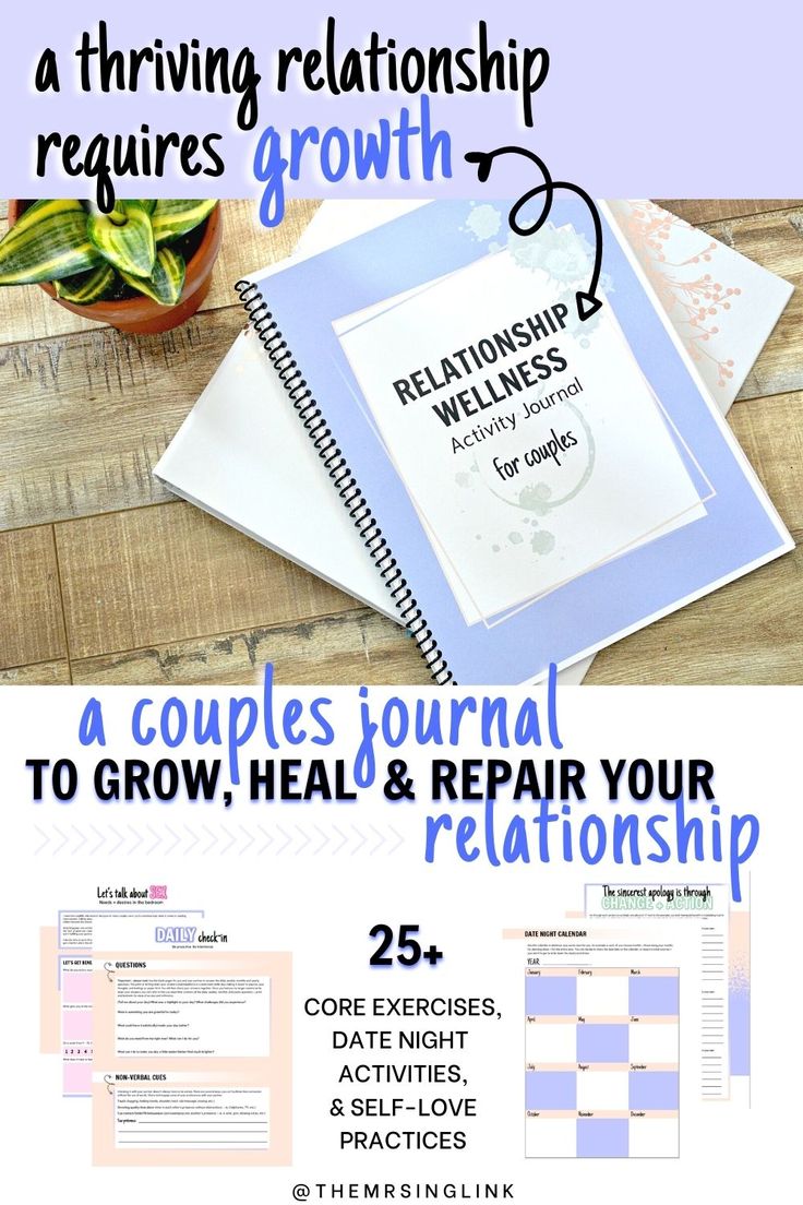 a couple of notebooks sitting on top of a wooden table next to a potted plant