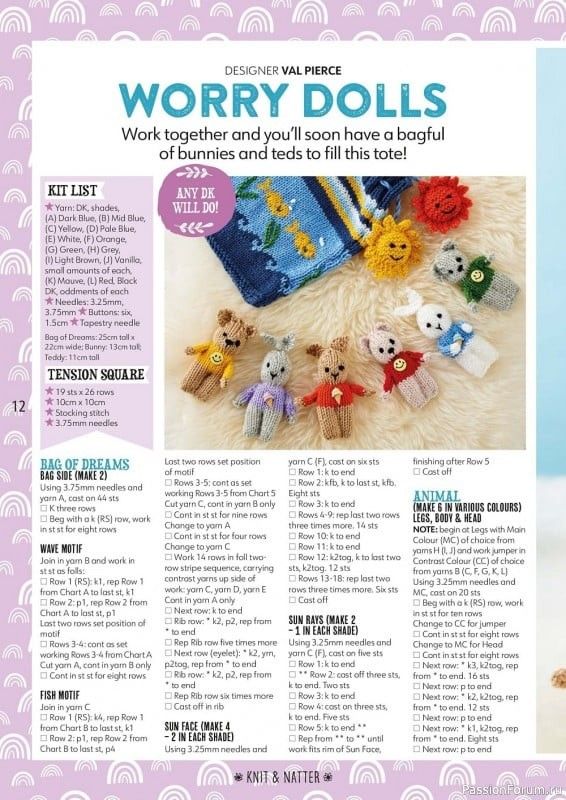 a magazine page with stuffed animals on it