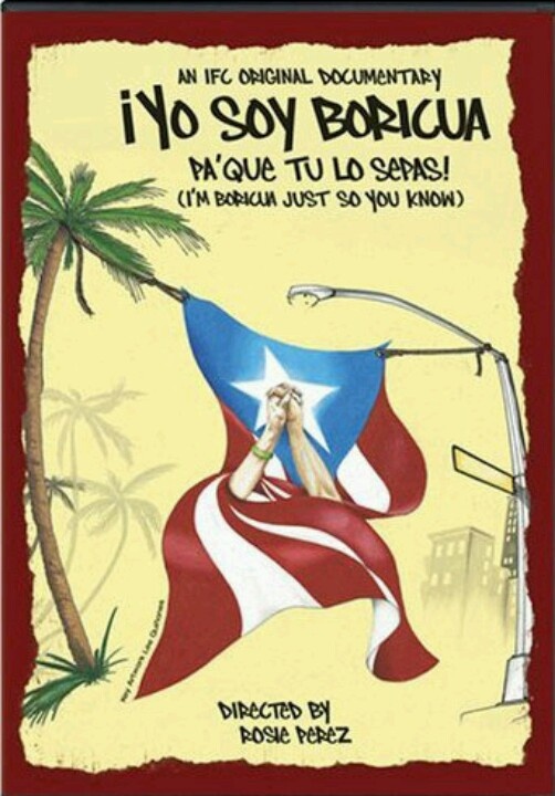 a book cover with an image of a woman holding a flag and palm trees in the background