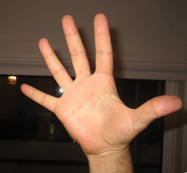 a person's hand reaching up towards the ceiling