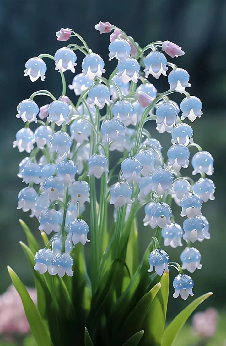 the flowers are blooming very close together