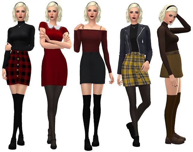 Sabrina Costume, Sabrina Spellman Outfit, Sabrina Spellman Style, The Chilling Adventures Of Sabrina, Sabrina Witch, Chilling Adventures Of Sabrina, Sabrina Spellman, Sims4 Clothes, Sims 4 Clothing