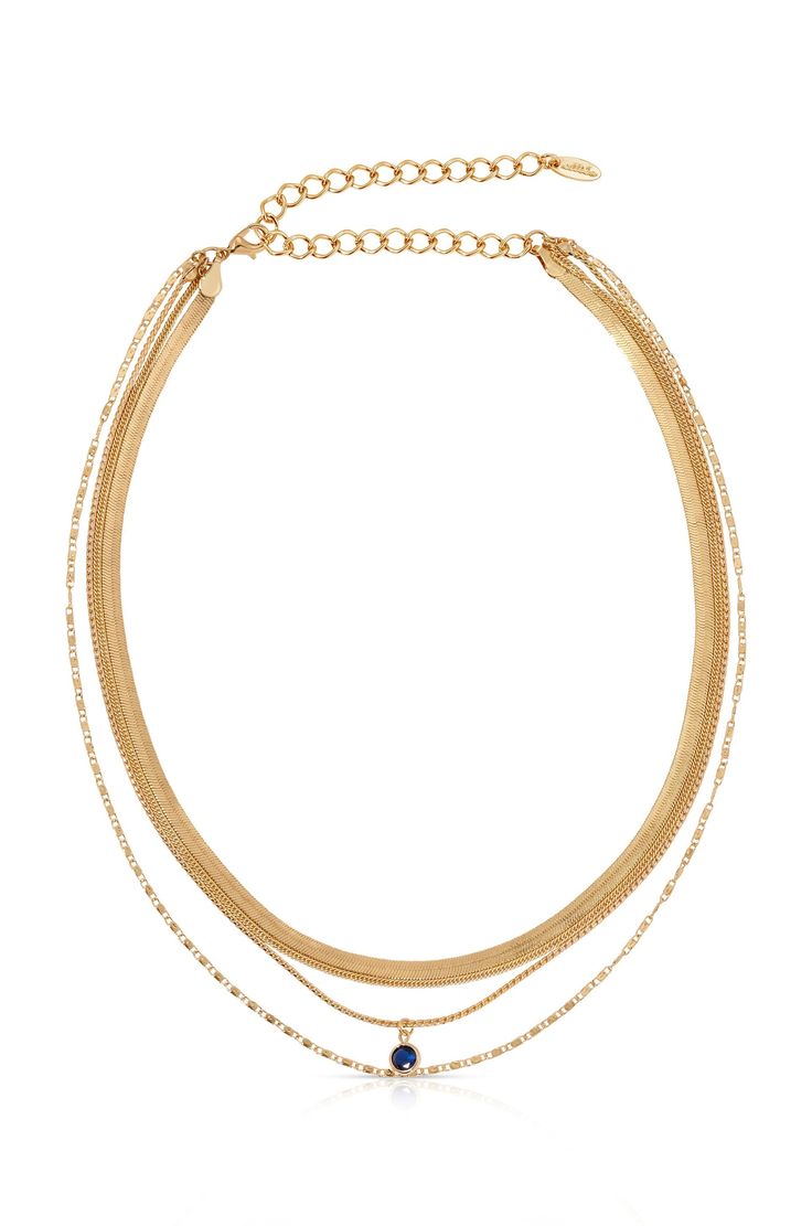 Four elegant chains in one! Each layer is meticulously crafted to drape gracefully around your neckline, creating a powerful statement piece that compliments any outfit. Why blend in when you're born to stand out? Make your fashion statement with our All the Chains 18K Gold Plated Layered Necklace. - 18kt gold plated on brass and steel for durability - Created depth with multiple 15.5" - 18.5" layers - Adjustable with a 5" extender for perfect fit Chains Layered, Emerald Crystal, Back Necklace, Chain Anklet, Layered Necklace, Dream Jewelry, Gold Plated Chains, Clear Crystal, Gold Plating