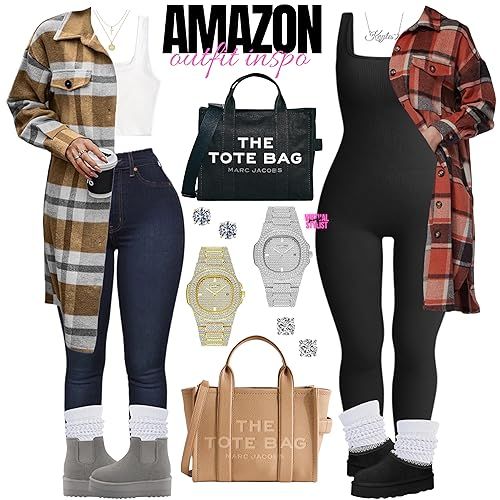 Moya Styles's Amazon Page Aesthetic Outfits Winter, Winter Outfit Ideas For Women, For School Outfits, Fashion Outfits Aesthetic, Winter Fashion Inspiration, Trend Outfit, Winter Fashion Outfits Casual, Outfit Styling, Cute Lazy Day Outfits