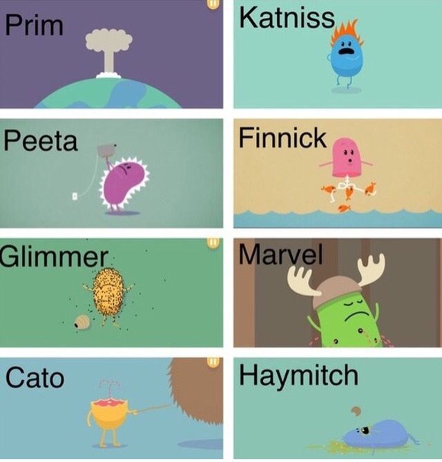 cartoon characters with different names for each character