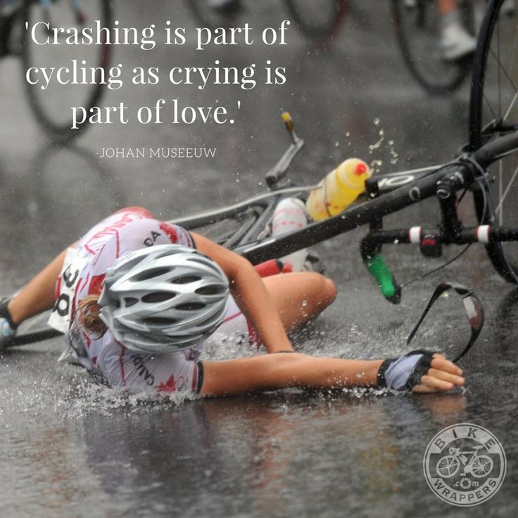 'Crashing is part of cycling as crying is part of love.' -Johan Museeuw Bike Riding Benefits, Cycling Inspiration, Biking Benefits, Bike Quotes, Bicycle Gear, Cycling Quotes, Cycling Motivation, Comfort Bike, Cycling Tips