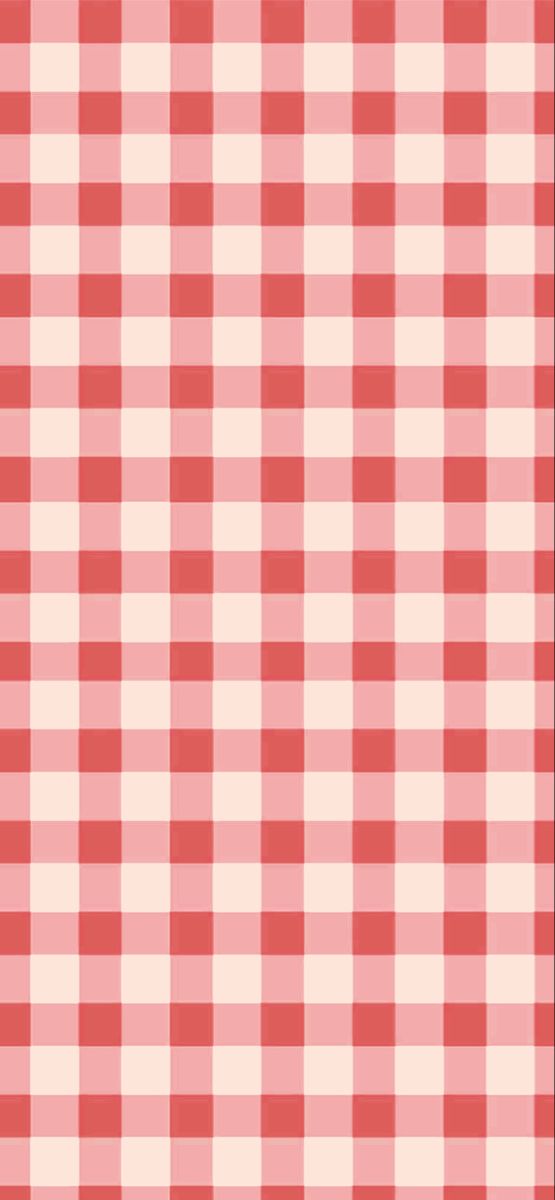 a red and white checkered table cloth