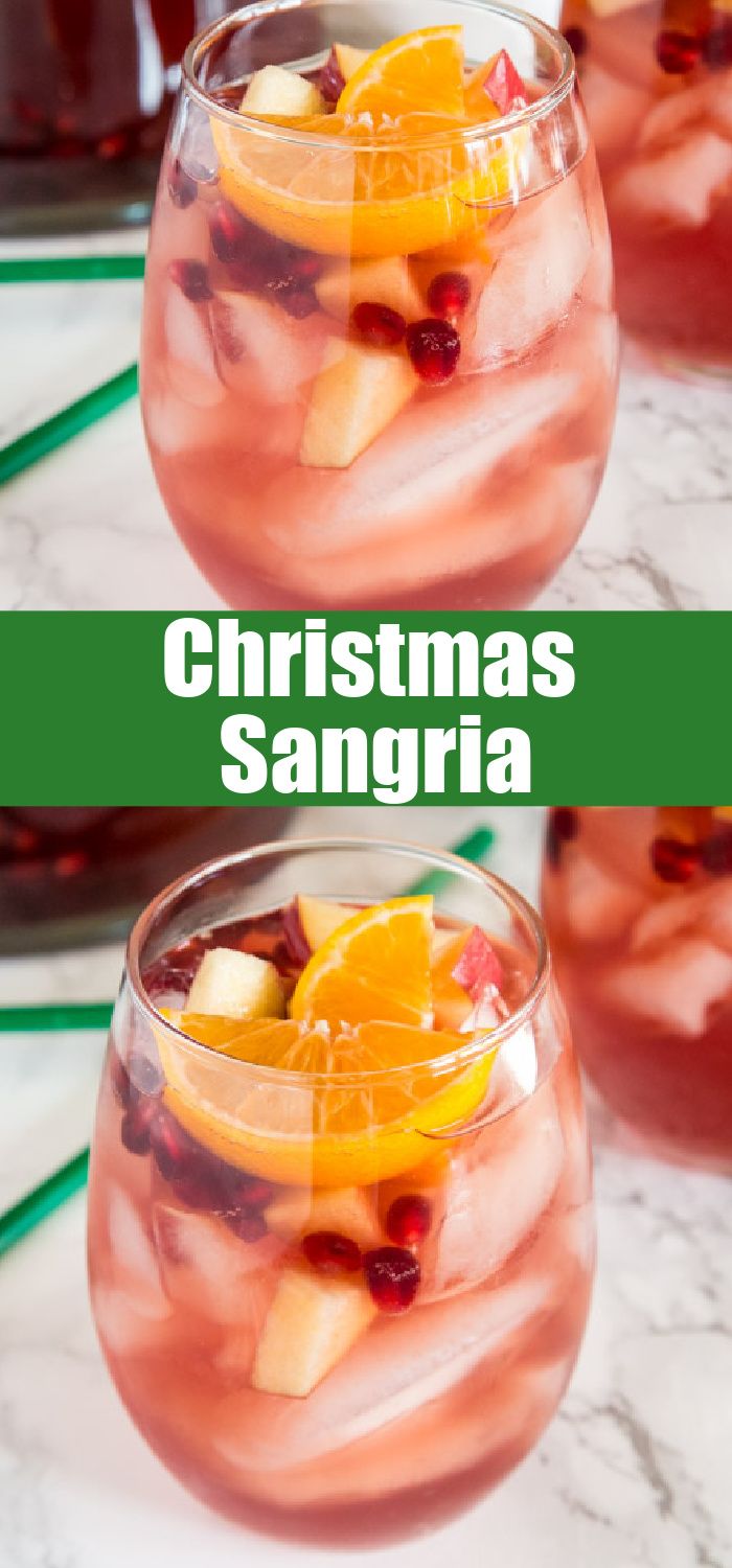 White Fall Sangria Recipes, Red And White Sangria Recipes, Sangria With Triple Sec Recipes, Winter White Sangria Recipe For A Crowd, Winter White Wine Sangria, Sangria With Chardonnay, Christmas Wine Recipe, Boston Pizza Sangria Recipe, White Sangria Christmas Recipe