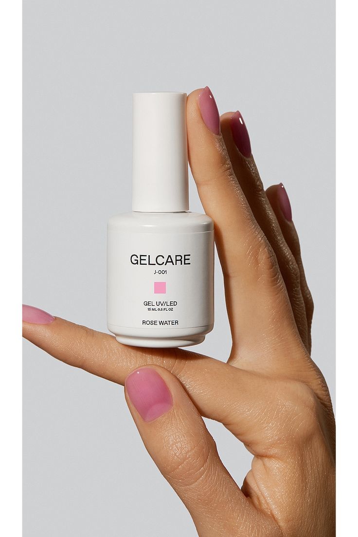 We're Gelcare, a nail care brand, and it's time to become your own nail artist. Our mission is to elevate the at-home experiences, focusing on providing beauty lovers with a refined approach to nail care.A gel polish like no other, developed by top-notch artists specifically for easy at-home use. An OG Gelcare color - one of the first Gelcare ever developed. This delicate, jelly, pink enhances the natural beauty of your nail while giving them a little punch. This color is super versatile when it Color For Nails, Water Nails, Uv Gel Nail Polish, Gel Polish Colors, Uv Gel Nails, Manicure Y Pedicure, Uv Gel, Rose Water, Nail Artist