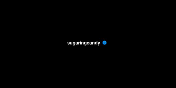 a black background with the words sugarman candy in blue and white letters on it