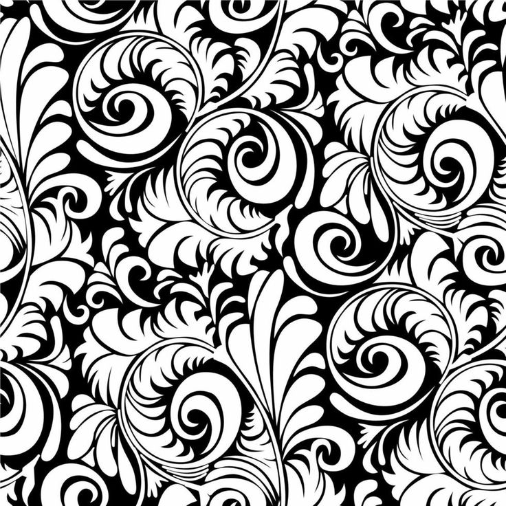 an abstract black and white background with swirls