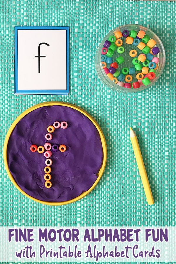 this is a fine motor alphabet fun for kids