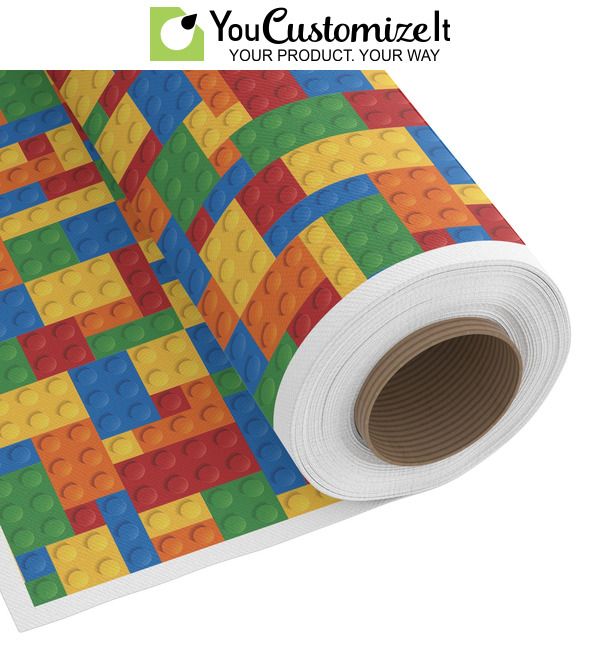 a roll of paper with lego blocks on it