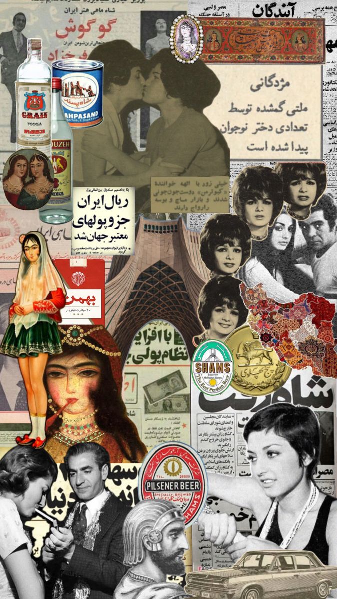 collage of various images with people and words in arabic, including an image of a man