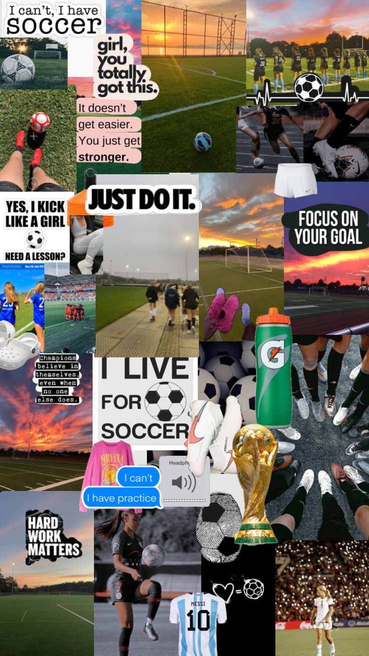 a collage of sports related images with words and pictures on them to describe the sport