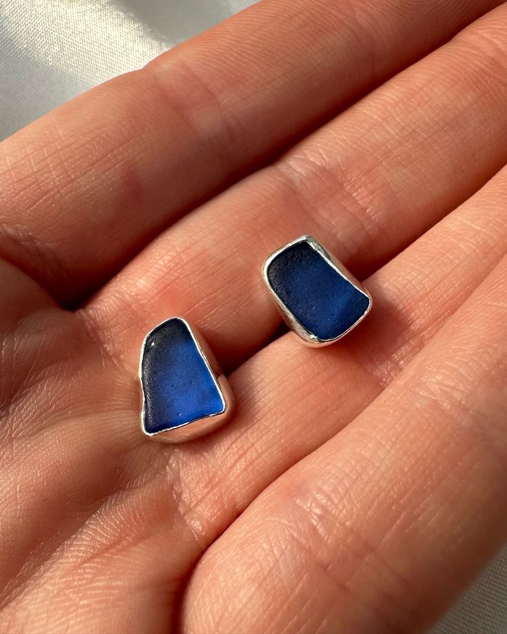 Cobalt Blue stud earrings 💙 Blue Stud Earrings, Cobalt Blue, Cobalt, Stud Earrings, Silver, On Instagram, Blue, Quick Saves, Instagram