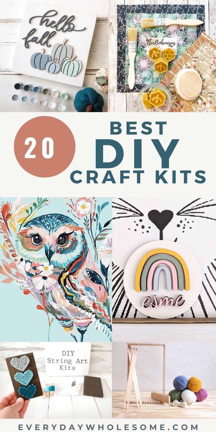 the top 20 best diy craft kits for kids to make with their own hands