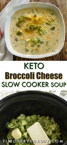 broccoli cheese slow cooker soup recipe