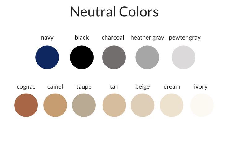 neutral colors are the most popular color choices